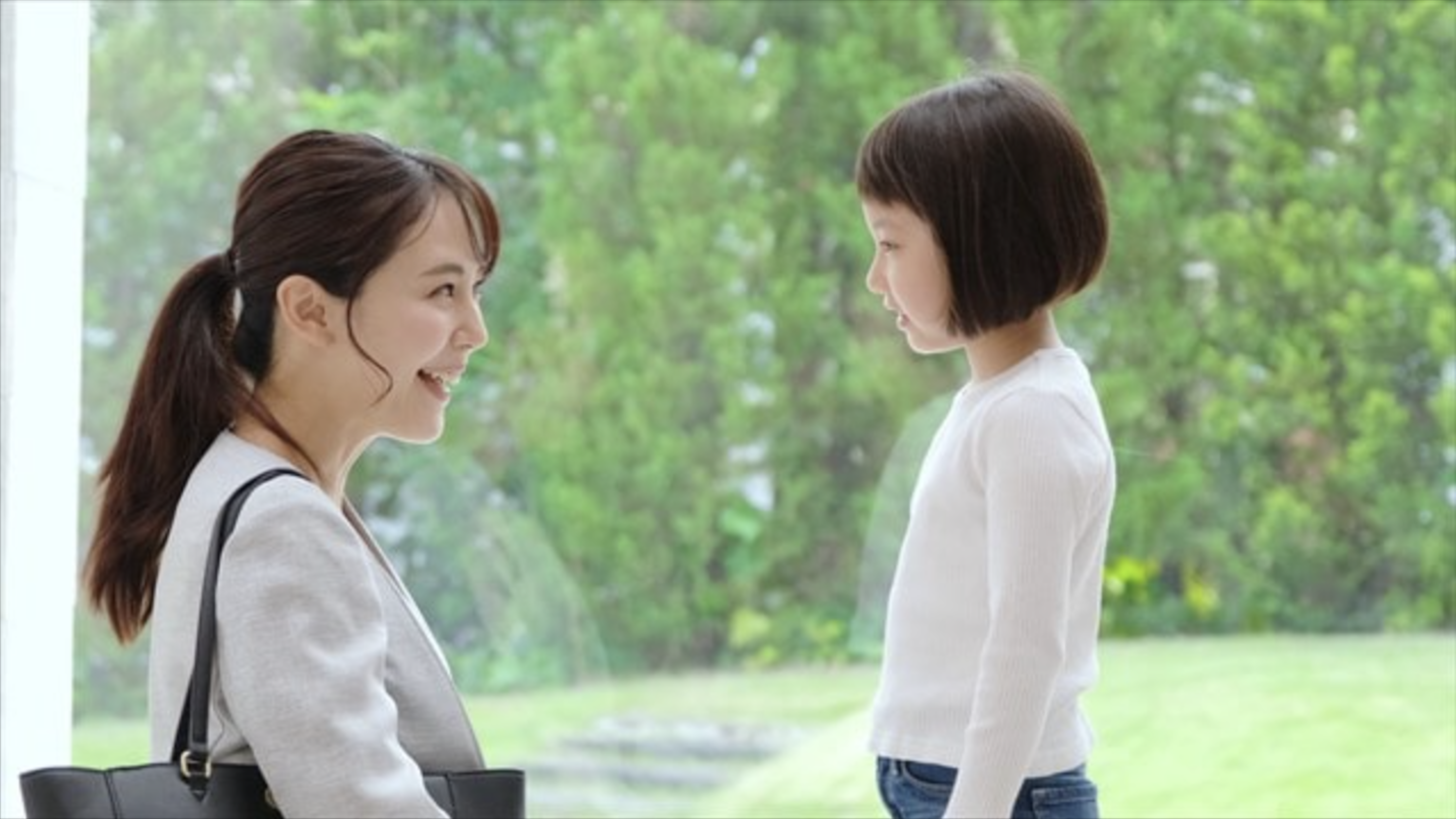 母親とスタッフの会話